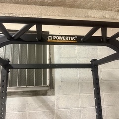 パワーラック POWERTEC パワーテック ブラック WB-PR19 トレーニング 筋トレ フィットネスの画像
