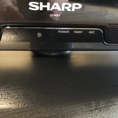 SHARP 液晶テレビ　40インチの画像