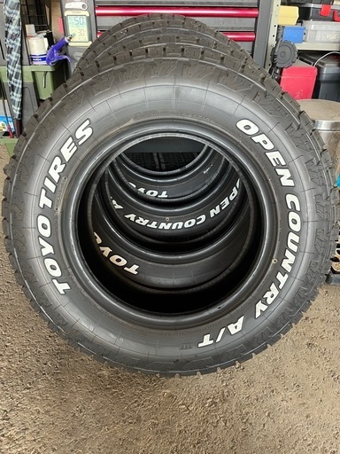 ハイエース キャラバン 純正サイズ オープンカントリー AT3(ホワイトレター) 195/80R15