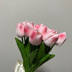【前撮り用】ウェディングブーケ　チューリップ　　の画像
