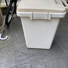 プラスチックのゴミ箱/無料！の画像