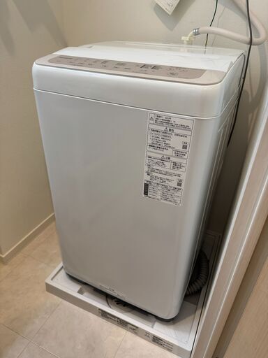 Panasonic2022年製全自動洗濯機 7kg
