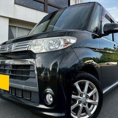 フル装備☆Bluetoothナビ付き☆月々9千円〜分割可❗️車検2年付き！【名義変更代込み】広い車内！大人気‼️ダイハツ タントカスタム☆Bluetoothナビ付き☆走行中DVD見れます☆便利なバックカメラ付き☆純正アルミ☆事故修復歴無し☆電動スライドドア☆ドライブレコーダー☆そのまま乗って帰れます！の画像