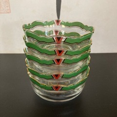 【ガラス食器】 🇮🇹 Giovanni Valentino 盛り鉢 5個セットの画像