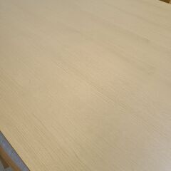 J9852　ダイニングテーブルセット　椅子４脚付き　ライトブラウン　クリーニング済み【リユースのサカイ柏店】の画像