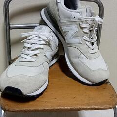 『美品』new balance ホワイト系