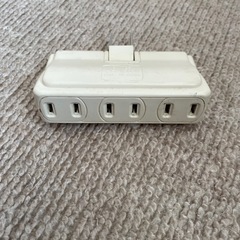 3口電源タップ 1500W 15A 125V コンセントタップ