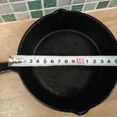 スキレット　15cm　鉄製　ゲタなしの画像