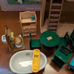 シルバニアファミリー、森のお家、家具セットの画像