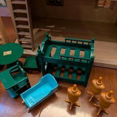 シルバニアファミリー、森のお家、家具セットの画像