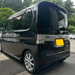 月々9千円〜分割可❗️車検2年付き！【名義変更代込み】広い車内！大人気‼️ダイハツ タントカスタム☆HDDナビ付き☆走行中DVD見れます☆純正アルミ☆電動スライドドア☆ドライブレコーダー☆そのまま乗って帰れます！の画像