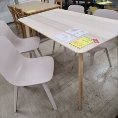 J9856　IKEA　イケア　ダイニングテーブルセット　椅子4脚...