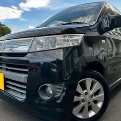 月々8千円〜分割払い可‼️車検2年付き！【名義変更代込み】☆スズキ ワゴンRスティングレー☆Bluetoothナビ付き☆走行中DVD見れます☆プッシュスタート☆ドライブレコーダー付きのフル装備☆純正アルミ☆そのまま乗って帰れます！の画像