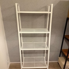 IKEA ラック　ホワイト　LERBERG レールベリ