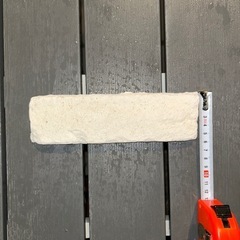 DIY タイル　白素地風外壁タイルの画像