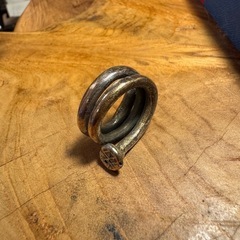 シルバー 釘 リング silver ringの画像