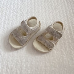 楽天 キッズサンダル　15cm ホワイトの画像