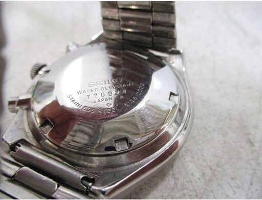 【　極希少　】セイコー　腕時計　Ref.6138-0030　動作良好　5スポーツ「角目」スピードタイマークロノグラフ　オーバーホール済　SEIKO