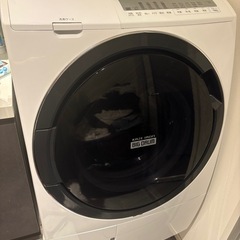日立 ドラム式洗濯乾燥機BD-SG100FL W 本体幅60cm左開きの画像