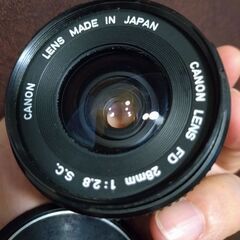 良品　CANON FD 28mm F2.8 S.C. 分解清掃済