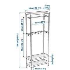 【人気商品】IKEA ハンガーラックの画像