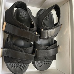 黒サンダル　Ｌサイズの画像