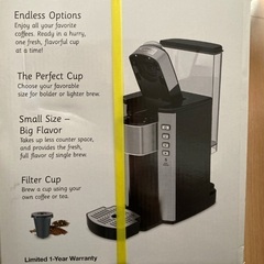 クイジナート コーヒー＆ホットドリンクメーカー  SS-6BKJ （ブラック）  メーカー保証付の画像