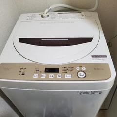 【受渡し者決定しました】SHARP　洗濯機6キロ