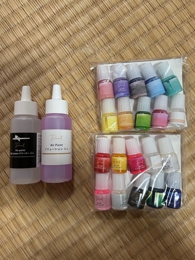 dnailエアブラシ 絵の具セット ネイル用品 ネイル】Dnailエアブラシ