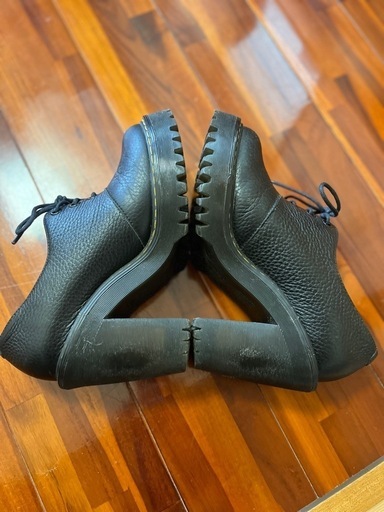 Dr.Martens - ほぼ未使用品ドクターマーチンブラックレザー厚底