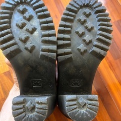 Dr.Martens - ほぼ未使用品ドクターマーチンブラックレザー厚底