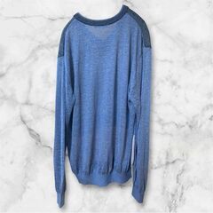 barassi MILANO メンズ ニット LLサイズ ブルーグラデーションの画像