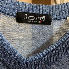 barassi MILANO メンズ ニット LLサイズ ブルーグラデーションの画像