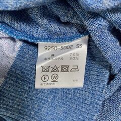 barassi MILANO メンズ ニット LLサイズ ブルーグラデーションの画像