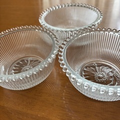 【値下げ】ガラス小鉢3個セットの画像