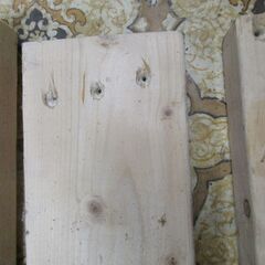 2×4の木材　2本　中古品　きれい！の画像