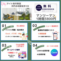 AI活用教室！GeminiやGoogle AI STUDIO、NotebookLMを基準に最新AI活用知識をマンツーマンで教えます。の画像