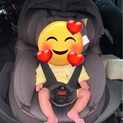 コンビ　チャイルドシート　新生児から乗れるの画像