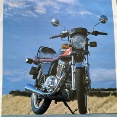 SUZUKI GSX400E カタログ スズキ ザリ ゴキ シワ 破れ 当時物の画像