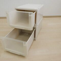 クローゼットケース2個（Mサイズ）【小金井市民限定】（小金井市再生家具）品番：06-04-31 ※新規優先の画像