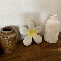 プルメリア 陶器 置物　オブジェの画像