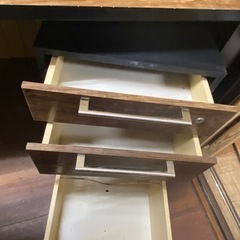 テーブル、オフィス、事務、引き出し付きの画像