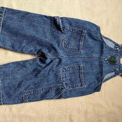 70サイズ BABYGAP デニムオーバーオールの画像