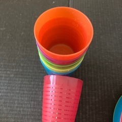 IKEA プラ食器セットの画像