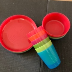 IKEA プラ食器セット