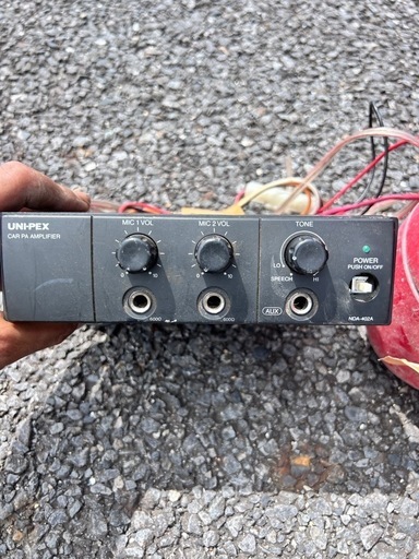 ユニペックス 拡声器 配線加工済み UNIPEX