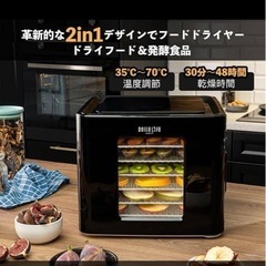 ｢未使用｣BelleLife 2in1最新型フードドライヤーの画像