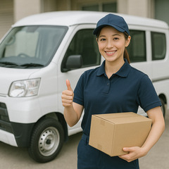初月40万円以上も可能！ 完全週休2日/軽貨物ドライバー大募集！草津市の画像