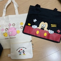 バッグ色々　トートバッグ　ポーチ等の画像