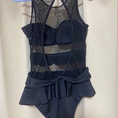 セイシェル　sey chelles ワンピース　ドット　チュール　水着　三愛の画像